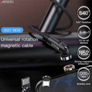 خرید و مقایسه کابل مگنتی USB به micro-usb یسیدو مدل CA68 فروشگاه موبوپرشین